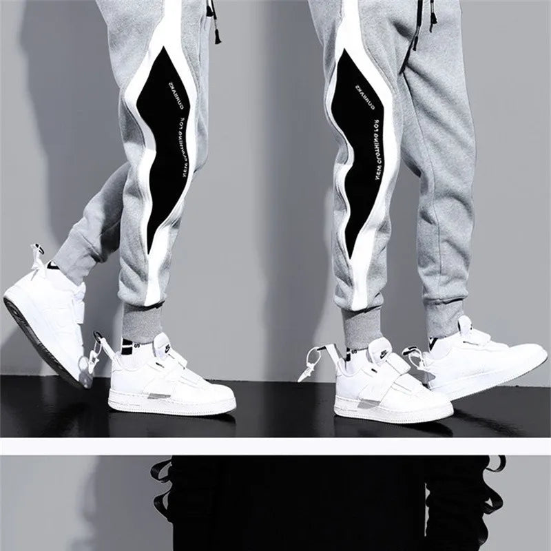 Autumn Winter Men's Thicken Fleece Pants Loose Pants Jogger Pocket Casual Sports Pants Fashion Male Trousers Streetwear Clothes